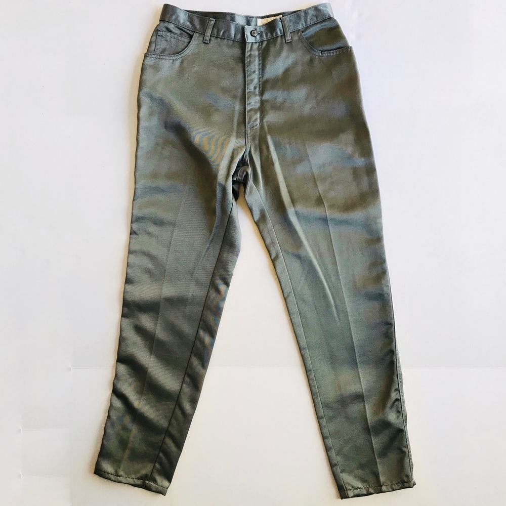 Caché | Metallic Super High-Waisted Skinny Pant